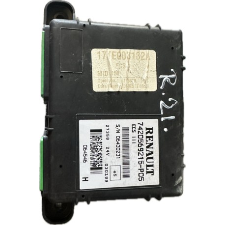 UNITATE DE CONTROL ECS RENAULT 7420569215
